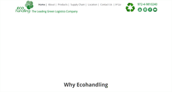 Desktop Screenshot of ecohandling.com